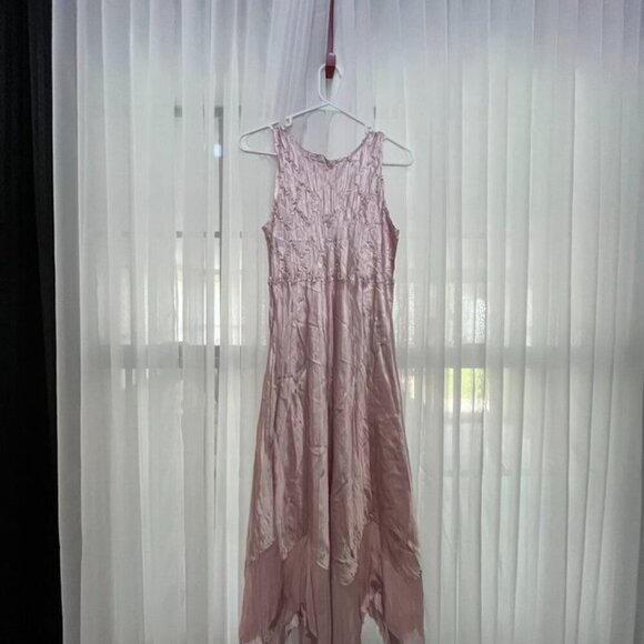 Komarov Bead Pleated Charmeuse Dress  – Size M -NWOT - Picture 8 of 9